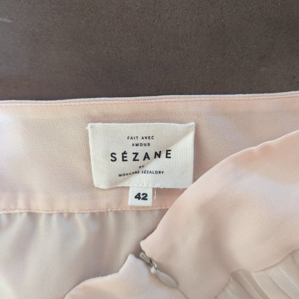 Sézane Dino Skirt | Nude (pale pink blush) - Picture 2 of 16